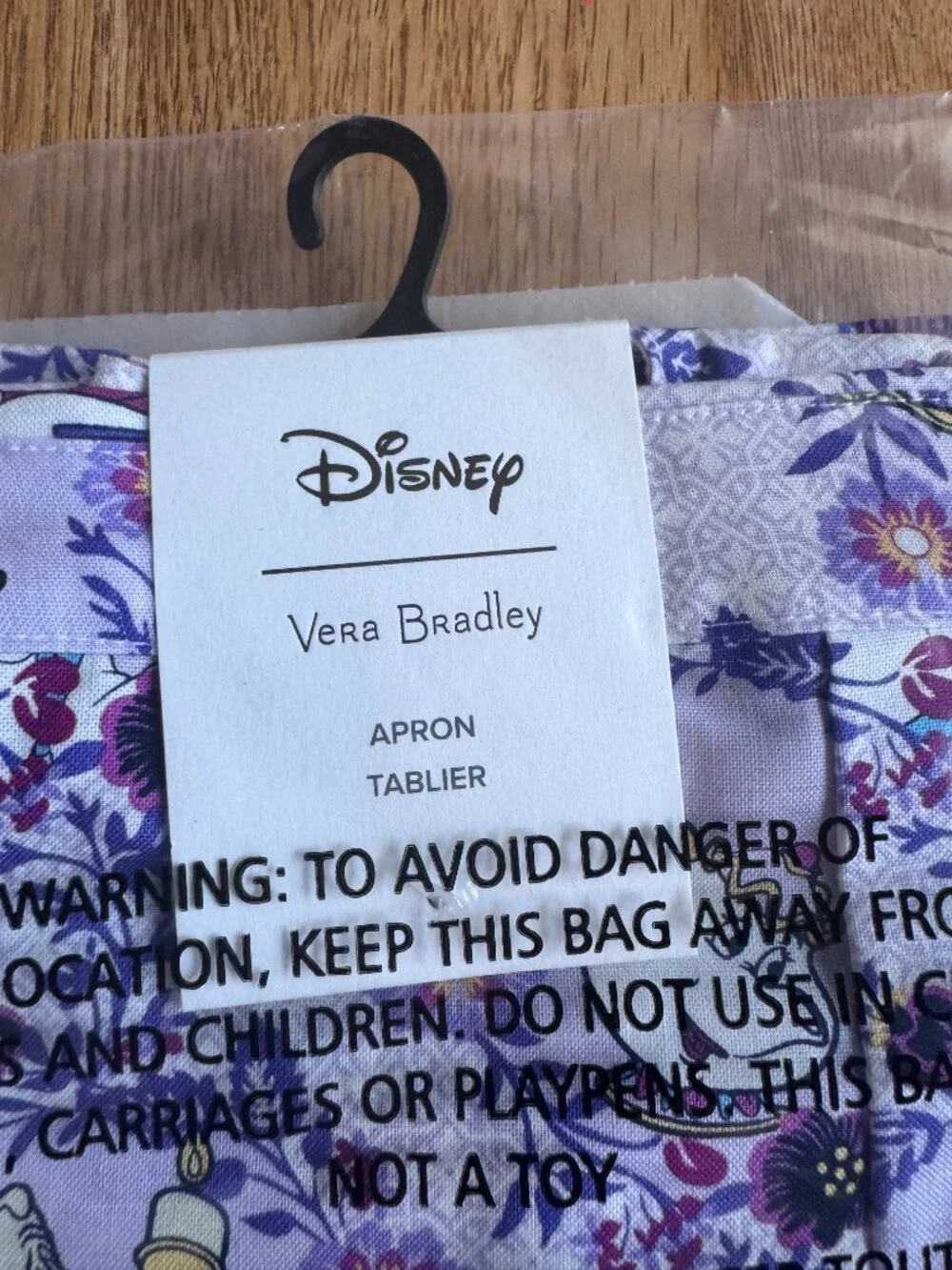 Vera Bradley Disney Belle Floral Apron NWT